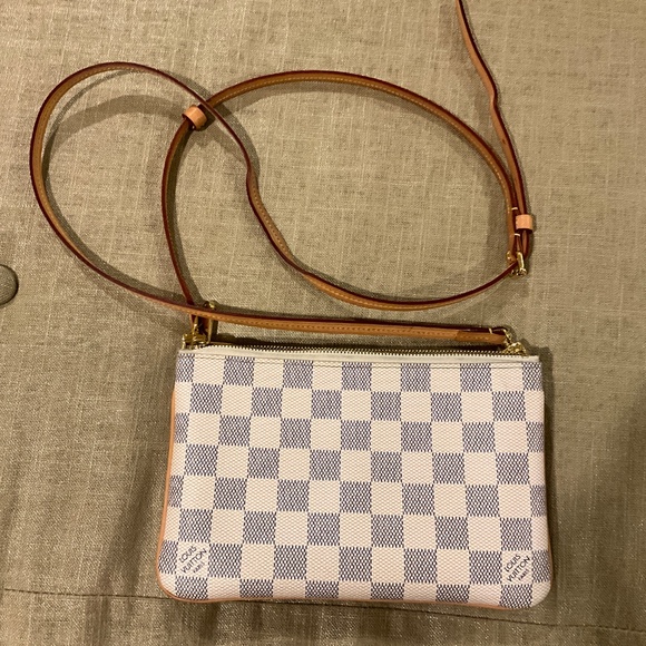 Louis Vuitton Damien Azur Double Zip Pochette - Picture 2 of 10